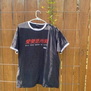 Beatles graphic ringer tee